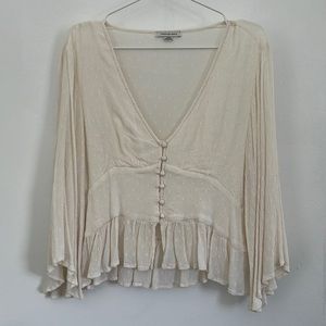 American Eagle Peasant Top — size LARGE